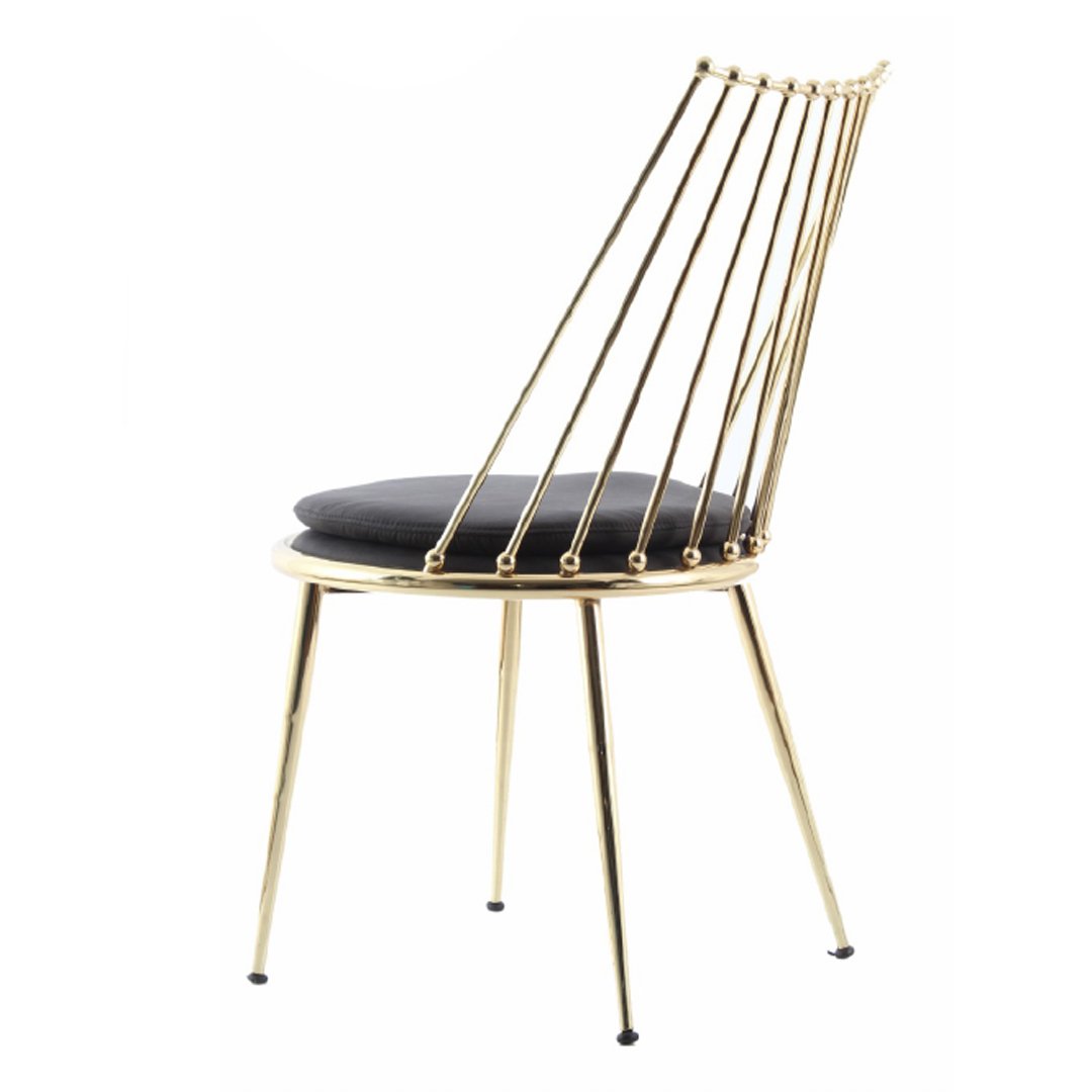Aurora Chair Brass